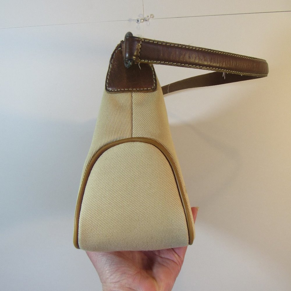 Fossil Minimalist Canvas Sholder Bag Double Handl… - image 5